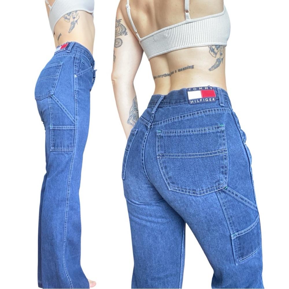 Tommy girl Y2K navy jeans - made in Canada
